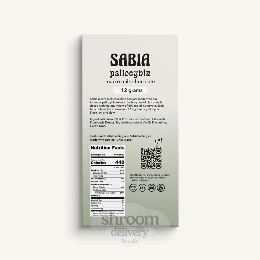 sabia macrodose psilocybin milk chocolate