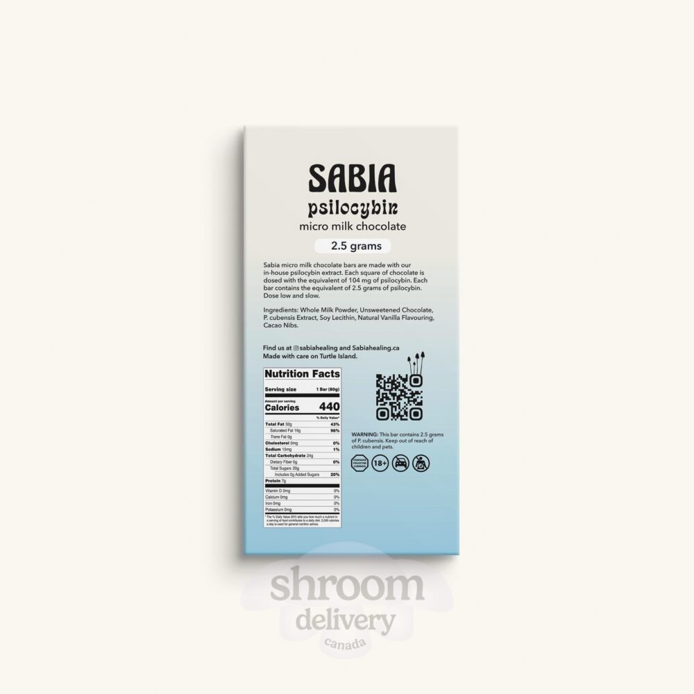 sabia microdose psilocybin milk chocolate